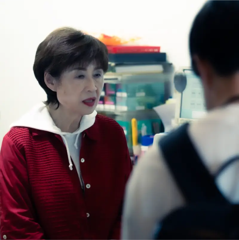 店主とのコミュニケーション