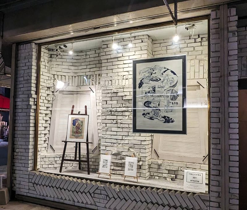 【横川アートウィンドウ】<br>esora・koto（エソラ・コト ）さんの作品展示